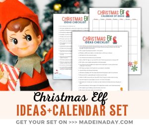 Christmas Elf Hiding Ideas List Set