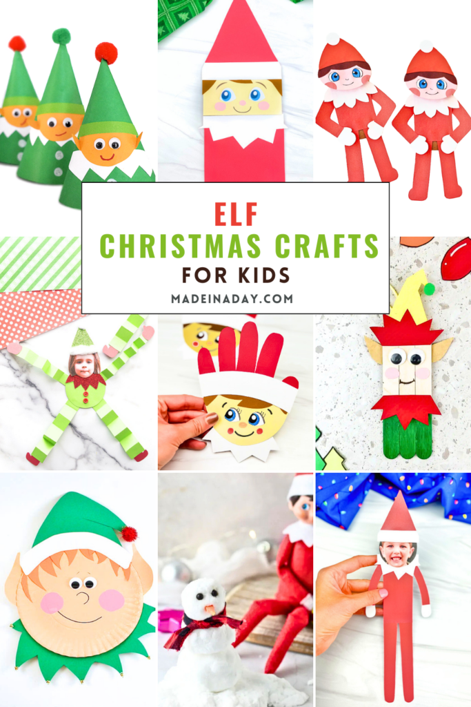 Elf Christmas Crafts for Kids Collection