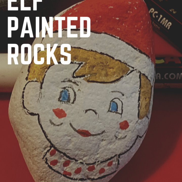Image for Festive Elf Painted Rocks 