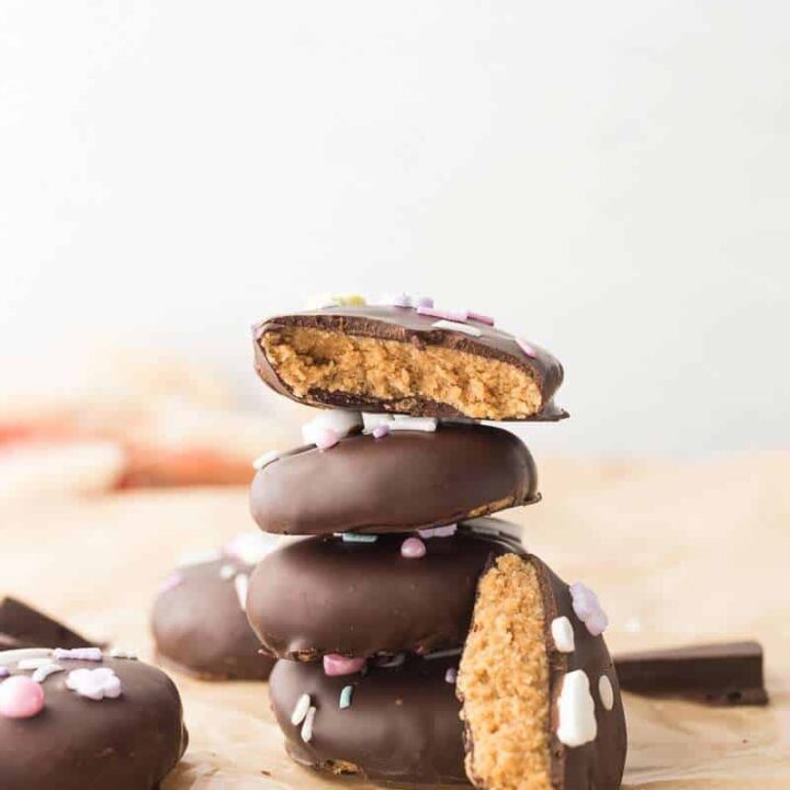 Image for Cashew Butter Reese’s Eggs (Gluten Free and Dairy Free Recipe)
