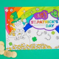 Image for Free Printable Leprechaun Coloring Page