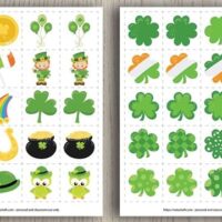 Image for Free Printable St. Patrick's Day Matching Game (& a difficult version for older kids!)