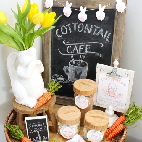 Image for Easter Hot Chocolate Bar Printables