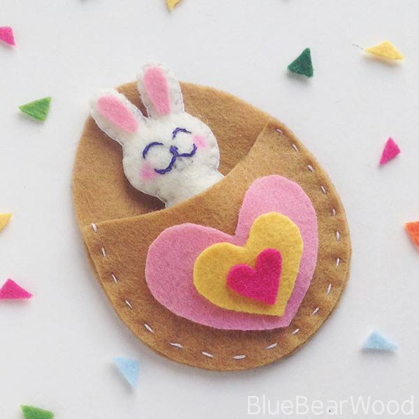 Image for Easy DIY Cute Felt Bunny Craft | Perfect Pocket Pal