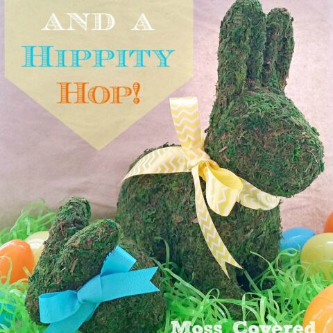Image for Moss Covered Easter Bunny