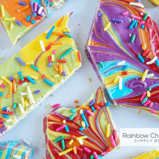 Image for Rainbow Chocolate Bark Recipe