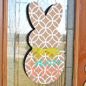 Image for Spring Bunny Door Hanger