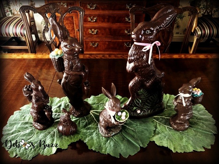 Image for Chocolate Rabbit Centerpiece, Vignette for Easter Table