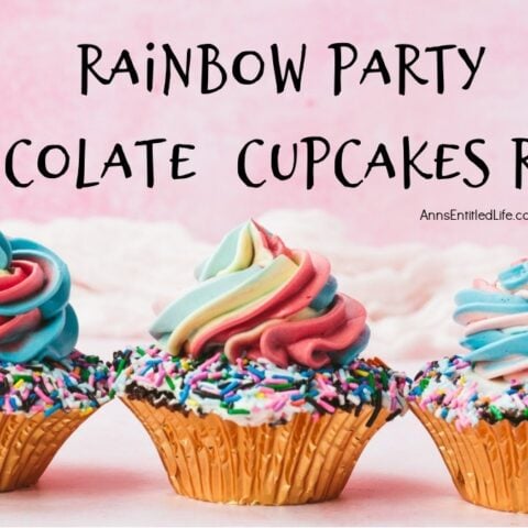 Image for Rainbow Party Chocolate Cupcakes Recipe