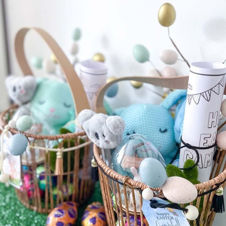 Image for Simple DIY Kids Easter Basket With Filler Ideas