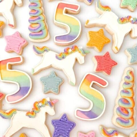 Image for How to Decorate Rainbow Unicorn Cookies with Buttercream Frosting