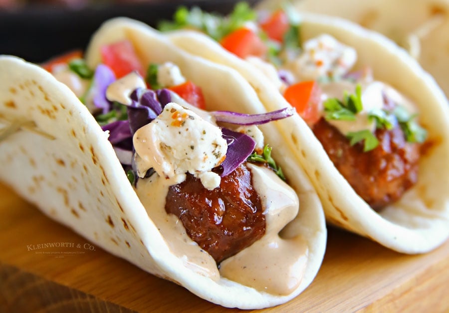 Image for BBQ Meatball Street Tacos