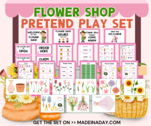 Flower Shop Pretend Play Set