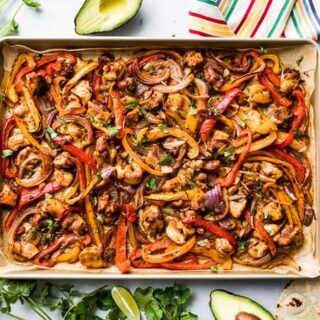 Image for Healthy Chicken Sheet Pan Fajitas