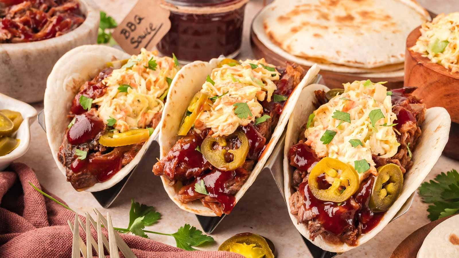 Image for Slow Cooker BBQ Beef Tacos