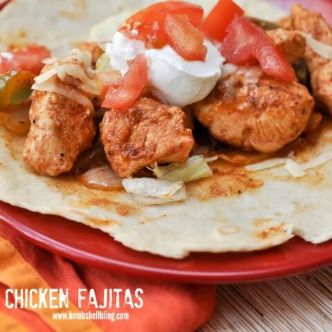 Image for Mama’s Chicken Fajitas Recipe