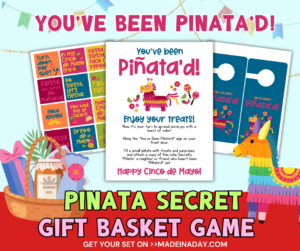 Pinata Secret Gift Basket Game