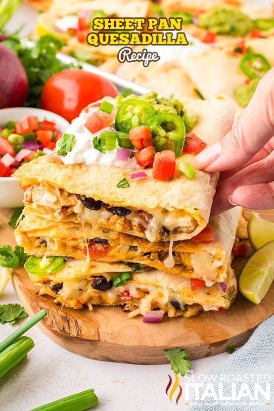 Image for Sheet Pan Quesadilla (Perfect for Parties!)