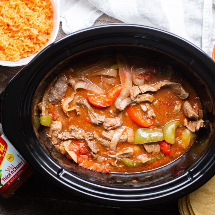 Image for Slow Cooker Salsa Beef Fajitas