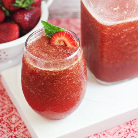 Image for Basil Berry Daiquiri Cocktail Recipe
