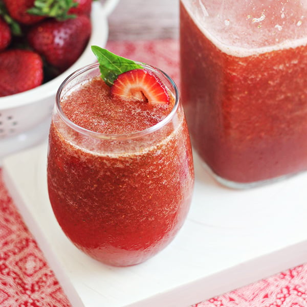 Image for Basil Berry Daiquiri Cocktail Recipe
