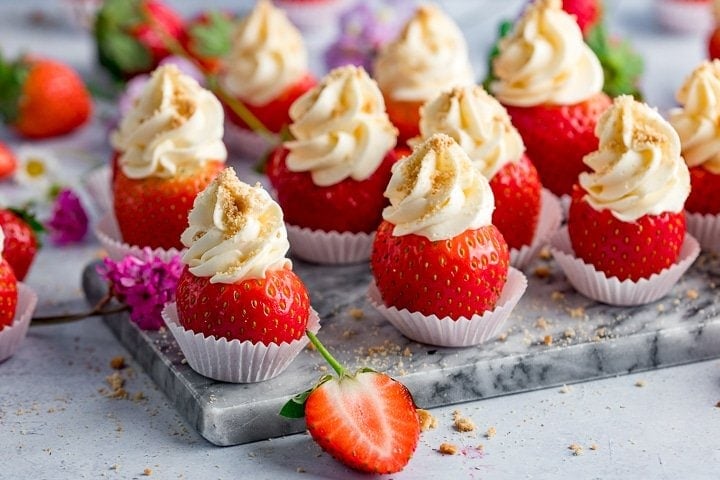 Image for Cheesecake Stuffed Strawberries