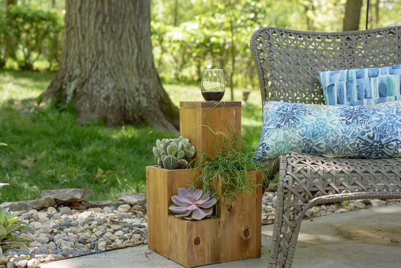 Image for Outdoor DIY Table Planter plus other plant accessories to make!