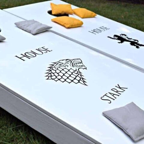 Image for DIY Cornhole Boards with Free Plans