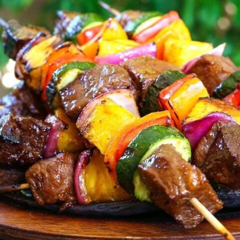 Image for Grilled Hawaiian Beef Kabobs