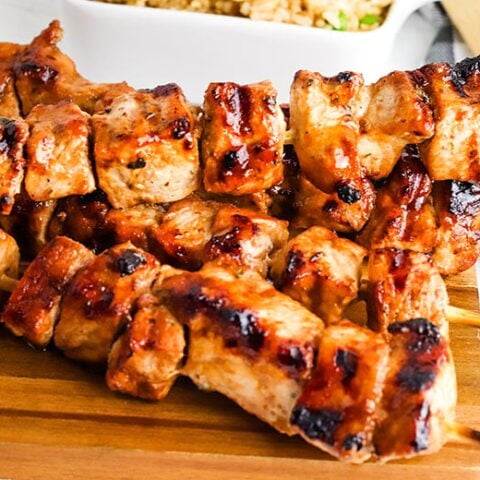 Image for Grilled Asian Glazed Pork Kabobs