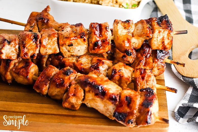 Image for Grilled Asian Glazed Pork Kabobs