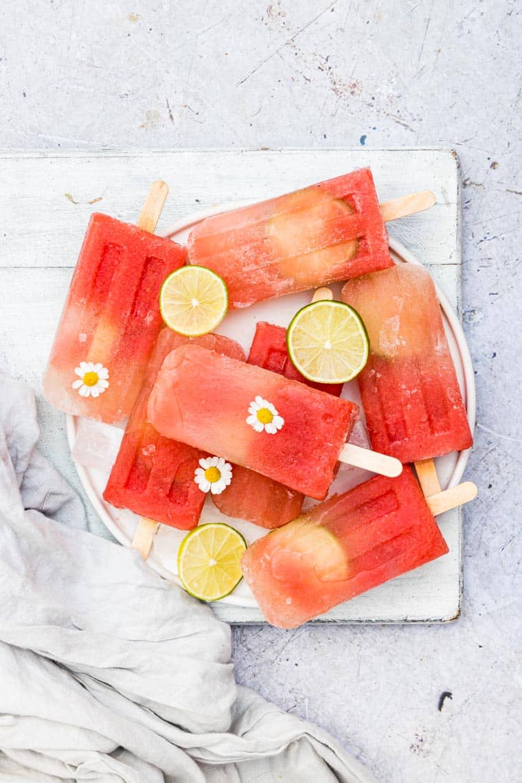 Image for Salted Watermelon Margarita Popsicles