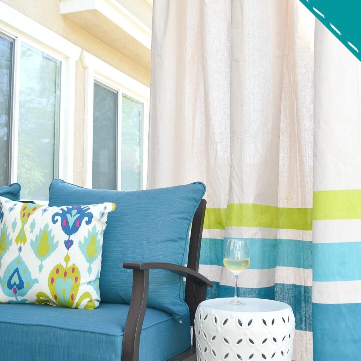Image for DIY Outdoor Curtains From Drop Cloths