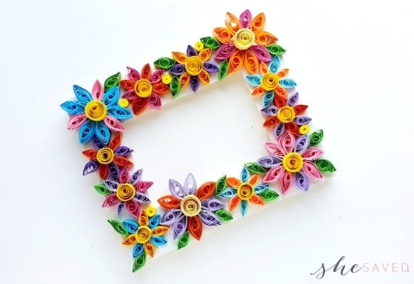 Image for Easy Paper Quilling Craft: Quilled Flower Frame