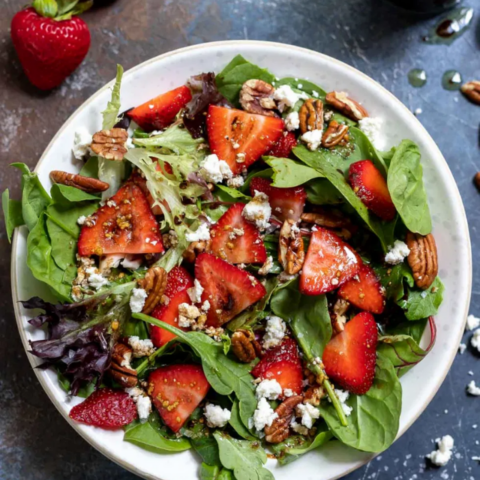 Image for Strawberry Spinach Salad Recipe