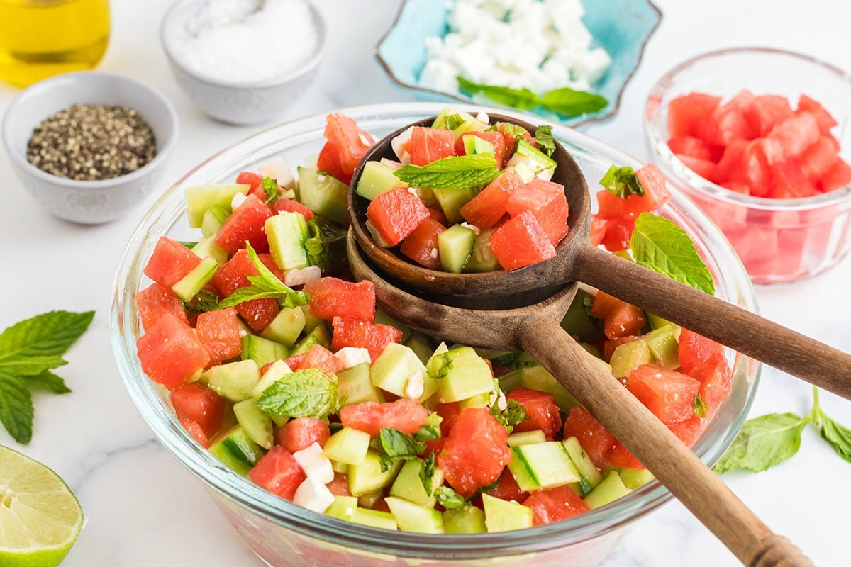 Image for Watermelon Cucumber Salad