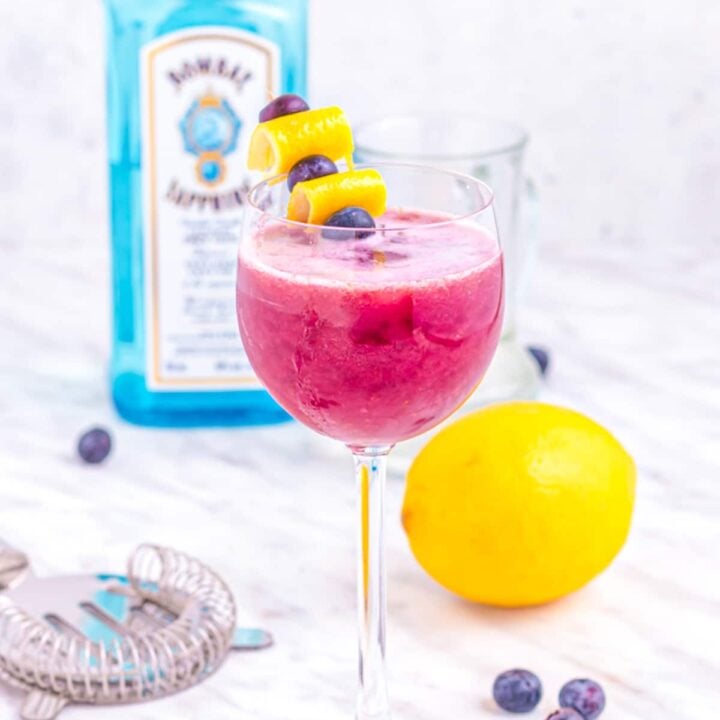 Image for Blueberry Gin Sour Cocktail