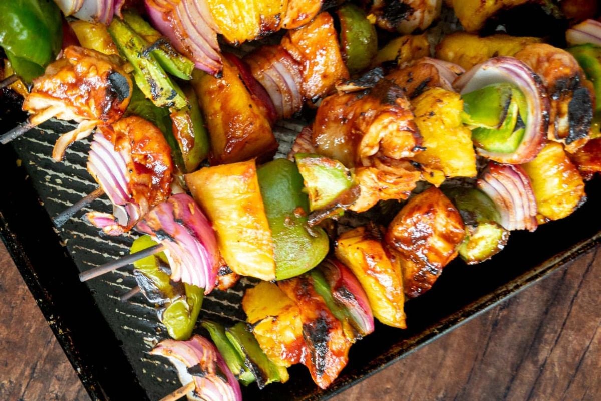Image for Hawaiian Chicken Pineapple Kabobs