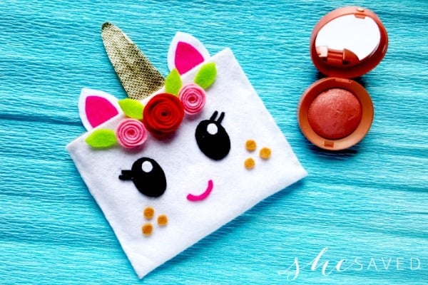 Image for No Sew Unicorn Pouch Craft Felt Project
