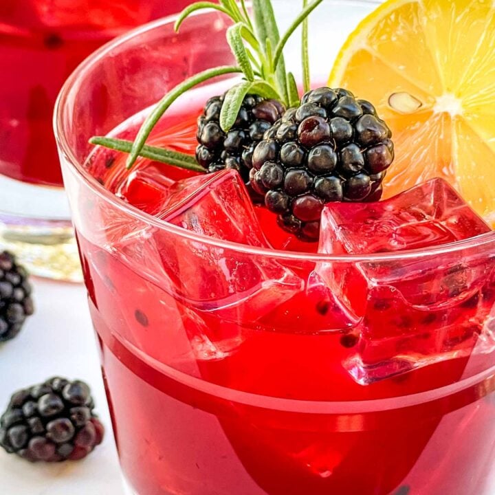 Image for Fresh Blackberry Gin Bramble Cocktail Recipe