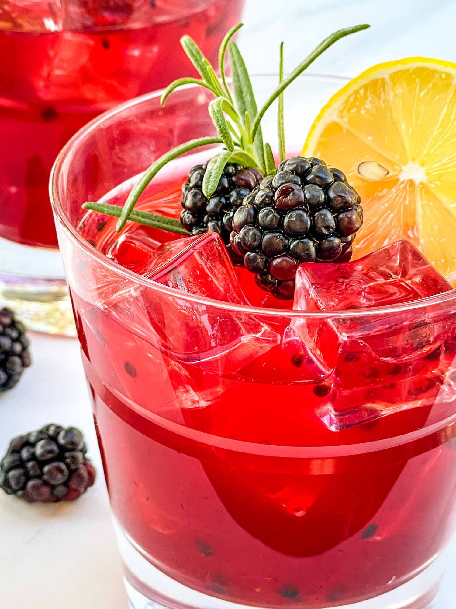 Image for Fresh Blackberry Gin Bramble Cocktail Recipe