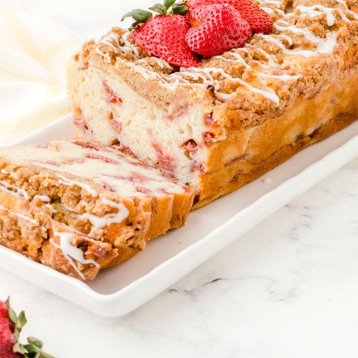 Image for Fresh Strawberry Quick Bread with Crumble Topping