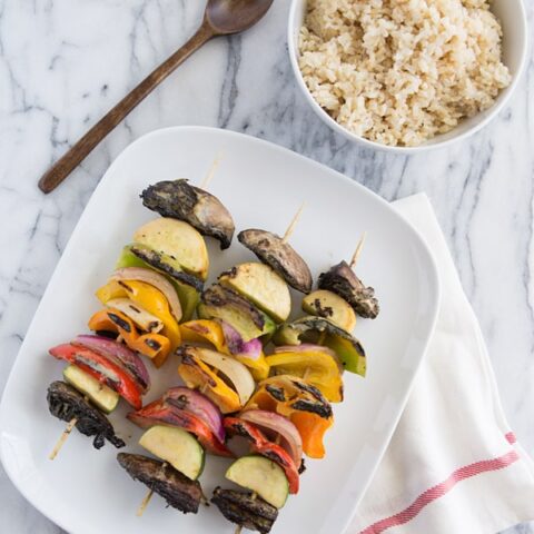 Image for Vegan Green Curry Veggie Kabobs