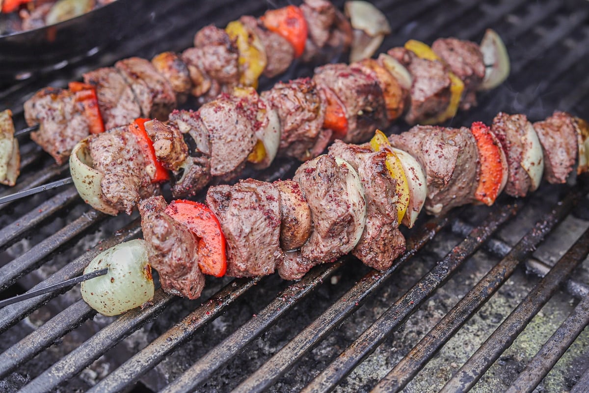 Image for Lamb Shish Kebab with Grilled Vegetables