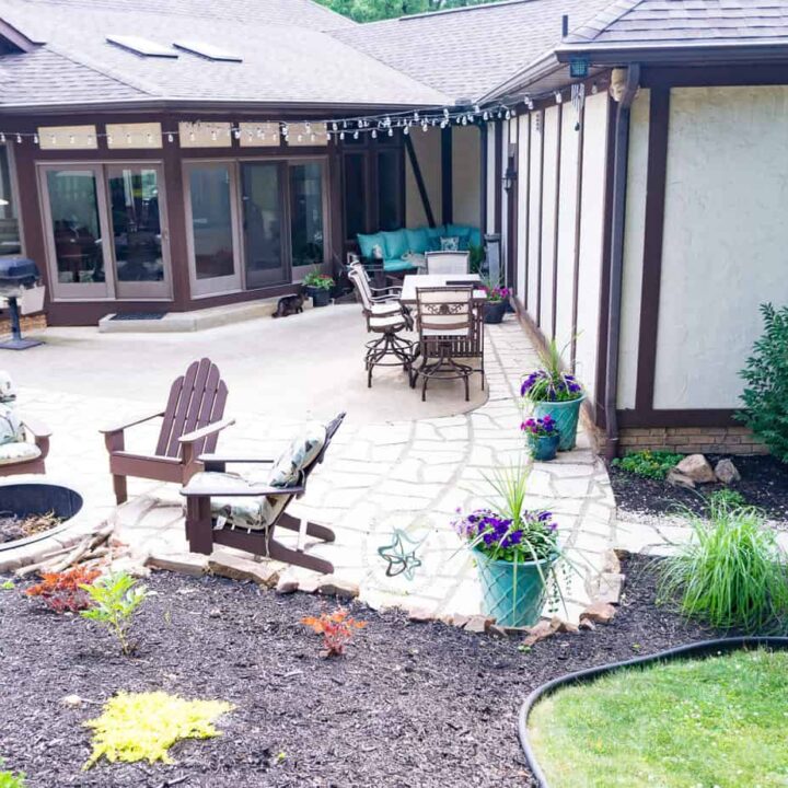 Image for Revealing a creative DIY patio extension with pavers