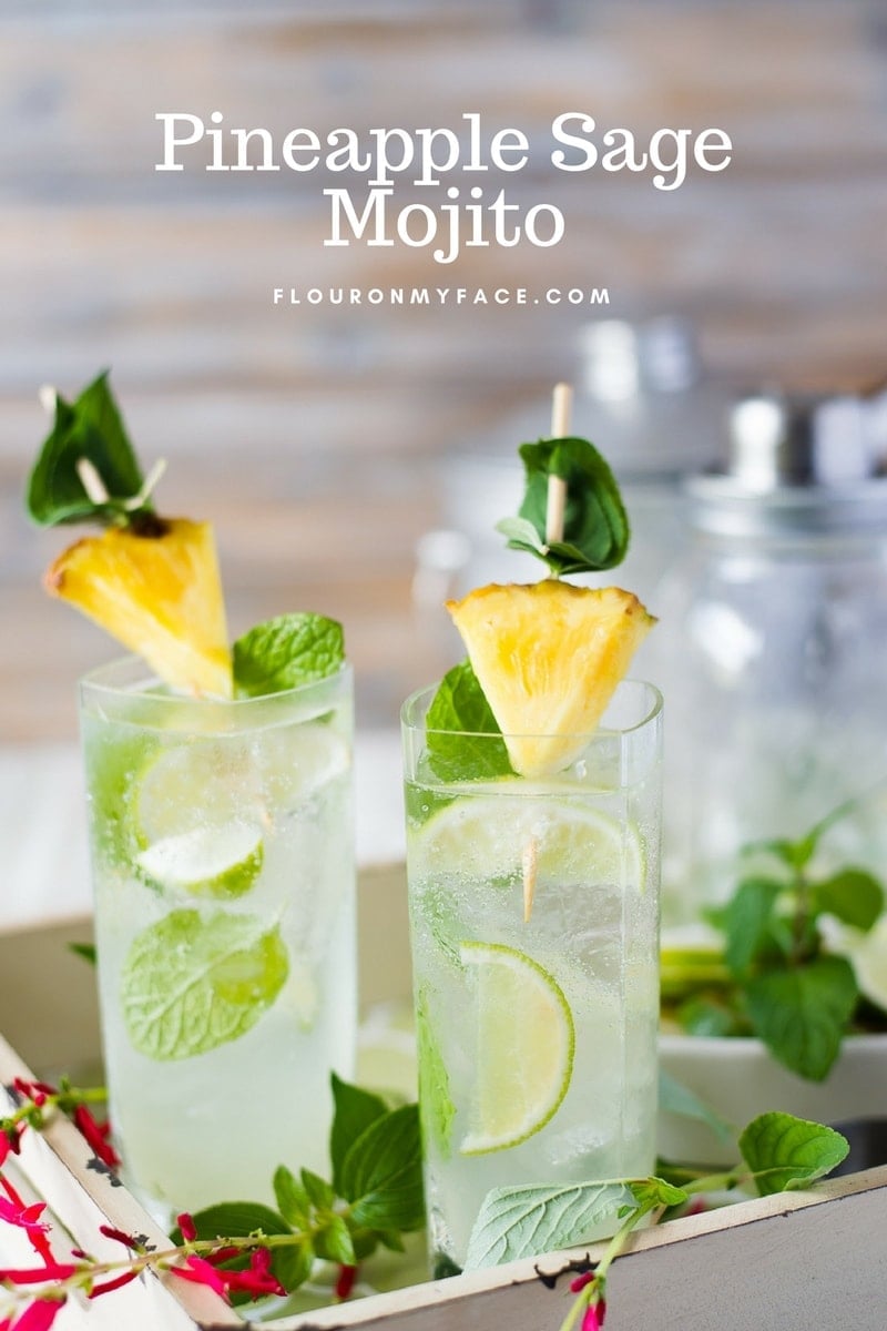Image for Sweet Summer Pineapple Sage Mojito recipe