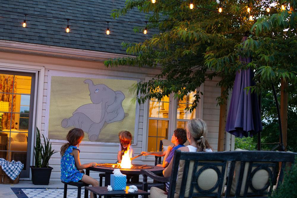 Image for DIY Outdoor Movie Screen