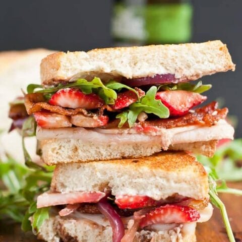 Image for The Ultimate Strawberry Bacon Goat Cheese Grilled Cheese