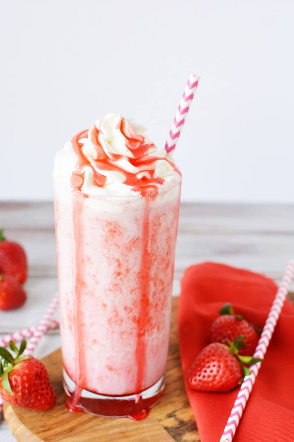 Image for Delicious Copycat Strawberry Frappuccino Recipe