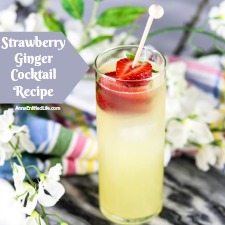 Image for Strawberry Ginger Cocktail Recipe